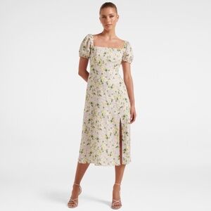 Ever New/ Forever New floral linen dress